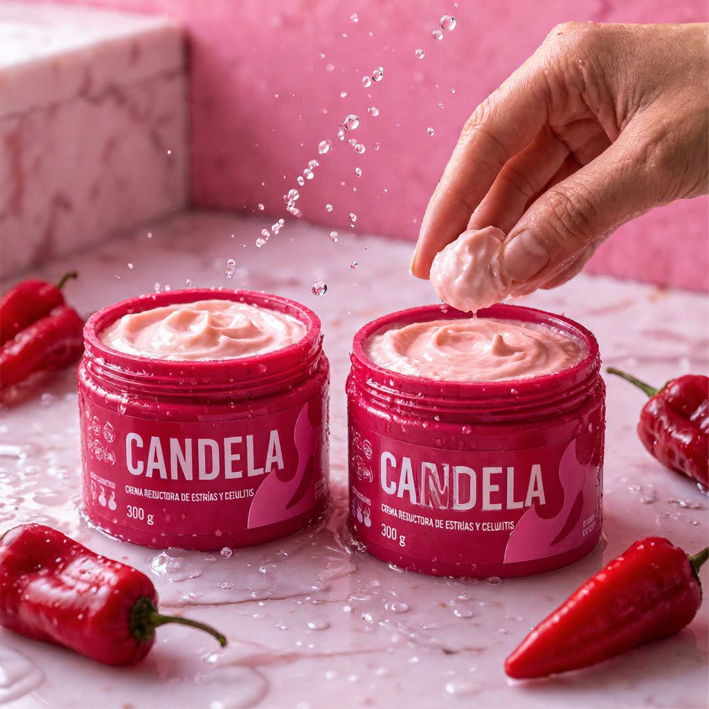 CANDELA Crema Reductora de Estrías y Celulitis