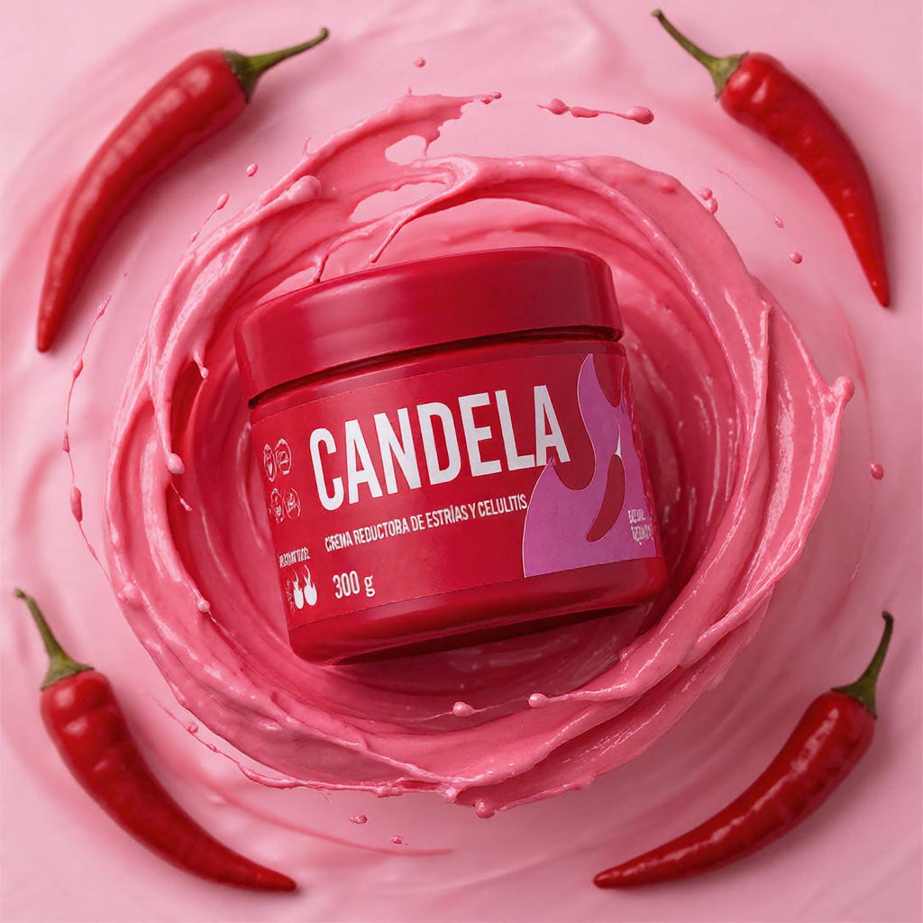 CANDELA Crema Reductora de Estrías y Celulitis