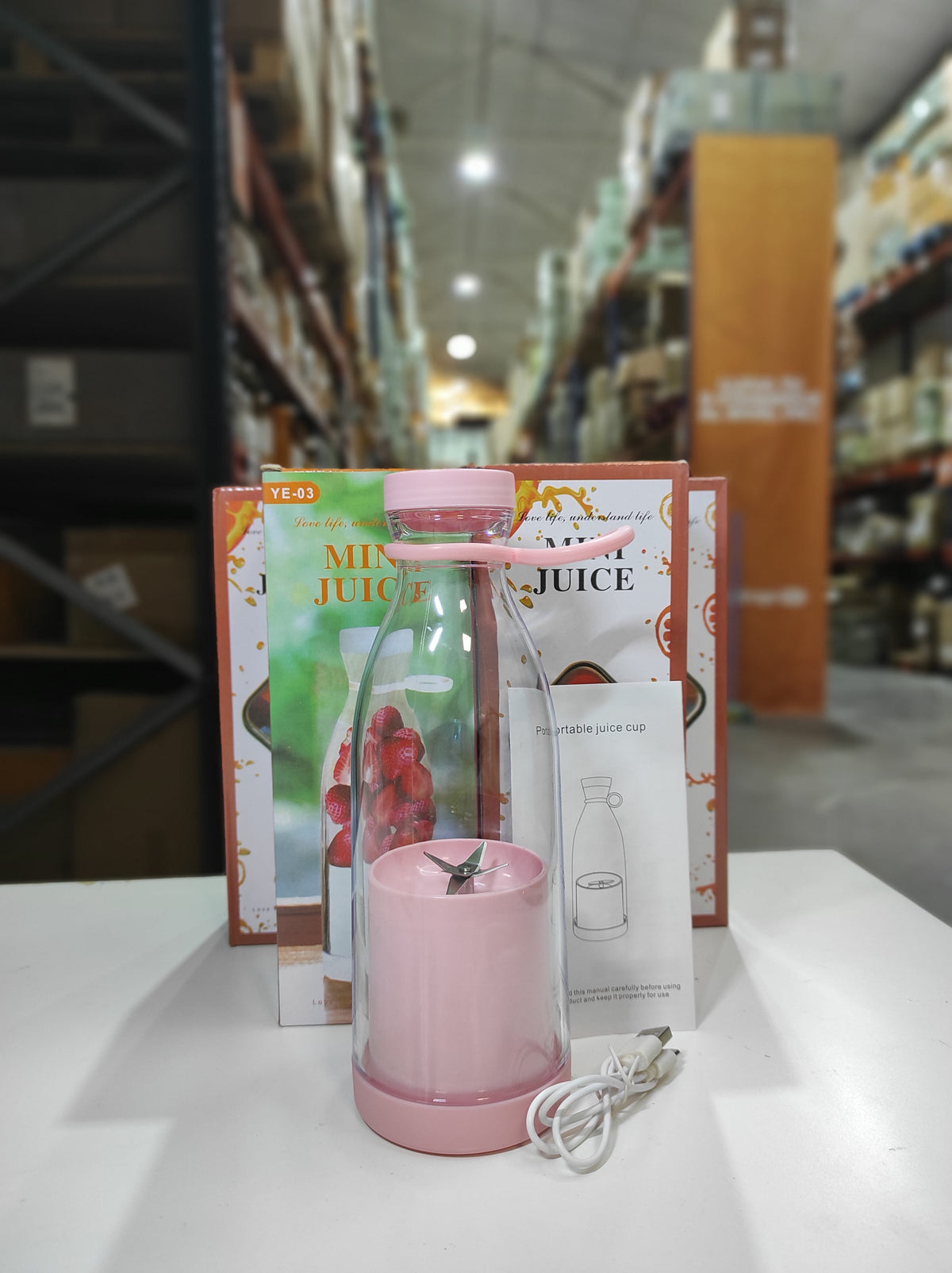 Mini Licuadora de Vaso Portátil Rosa - additional image 12