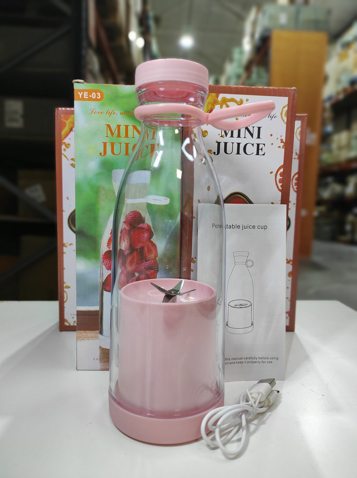 Mini Licuadora de Vaso Portátil Rosa - additional image 13