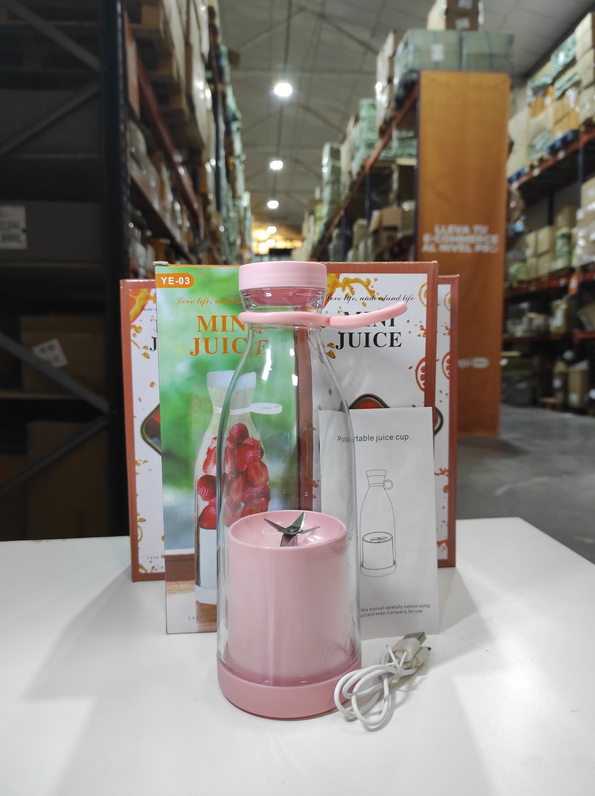 Mini Licuadora de Vaso Portátil Rosa - additional image 16