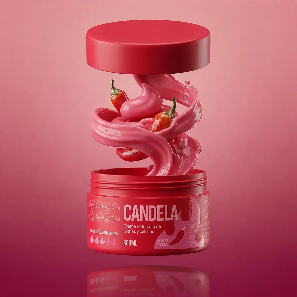 CANDELA Crema Reductora de Estrías y Celulitis