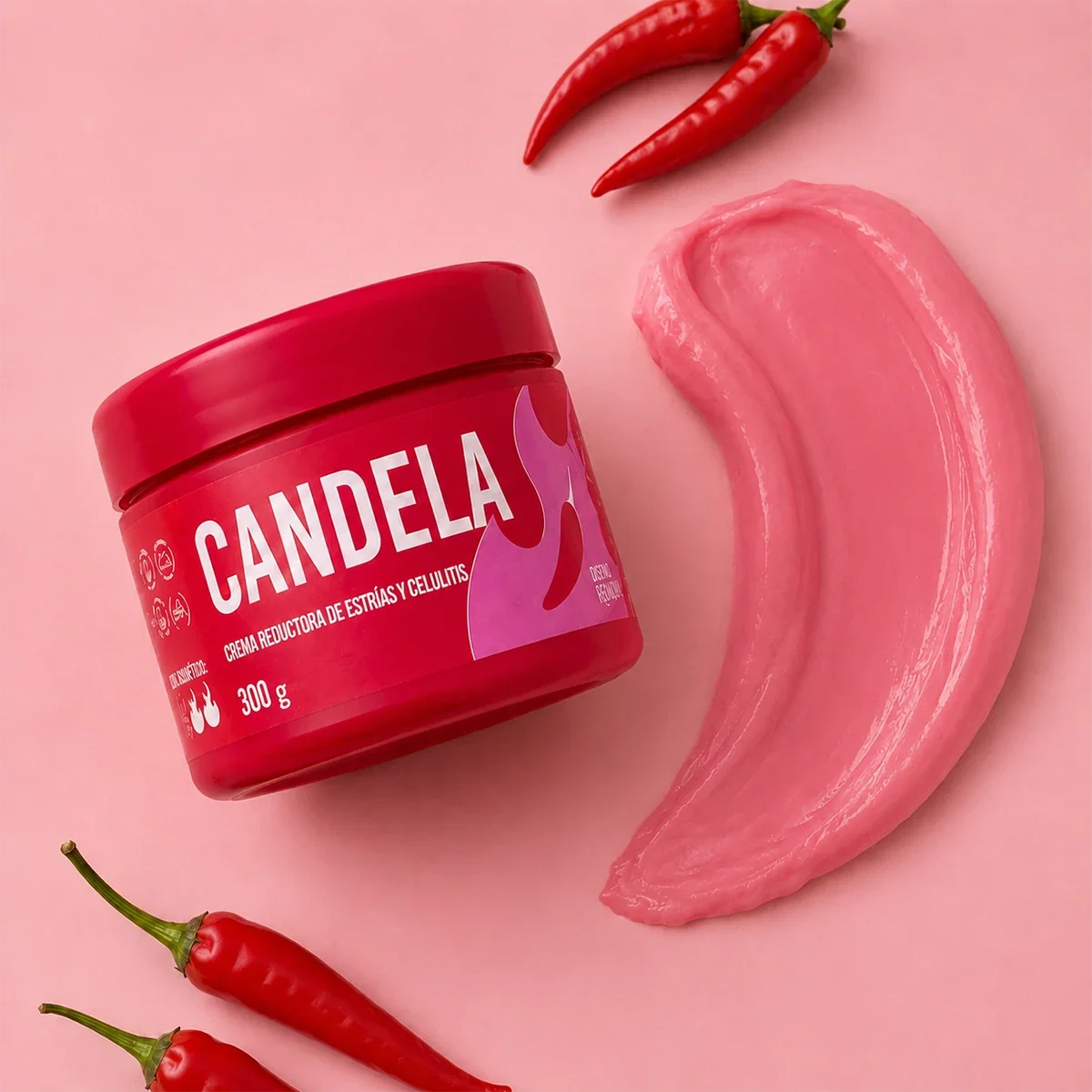 CANDELA Crema Reductora de Estrías y Celulitis
