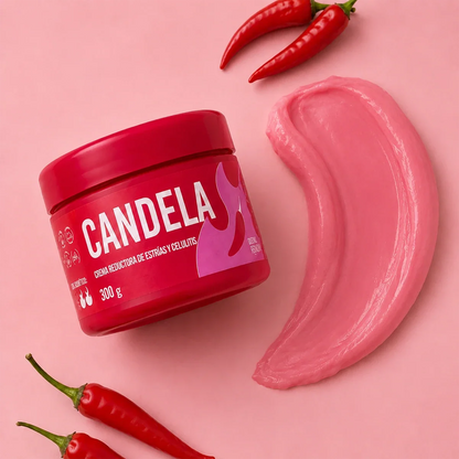 CANDELA Crema Reductora de Estrías y Celulitis